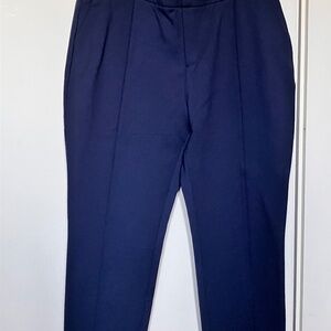Eloquii Maritime Blue Ultimate Stretch Pintuck Pant. Size 18R. New w/Tags.